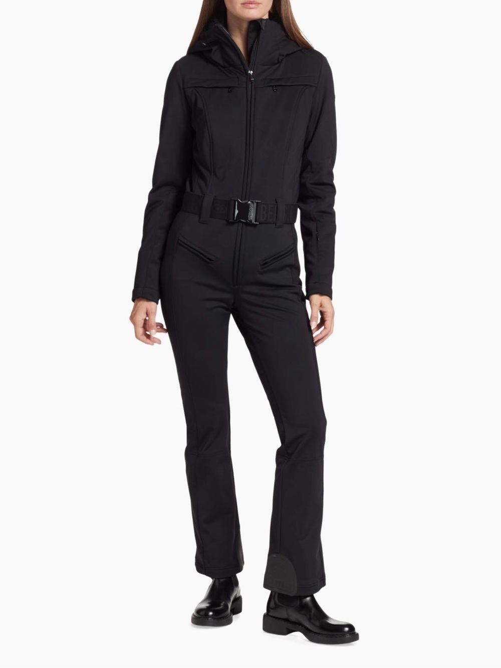 Goldbergh Women’s Black Ski Jumpsuit with Belt